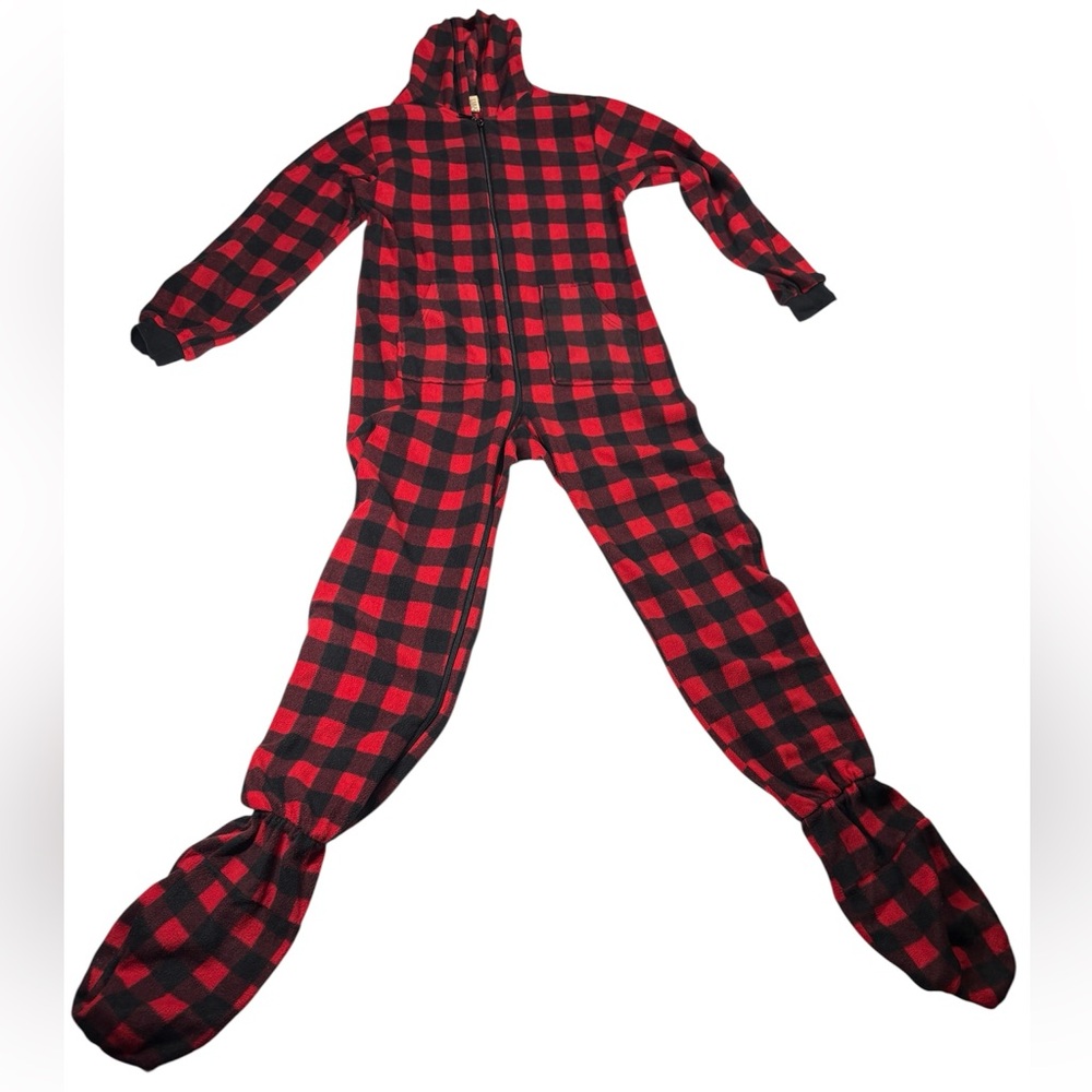 Big Feet Plaid Kids Onesie